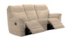 3 Seater Power Recliner Sofa. Equinox Butterscotch - Grade A